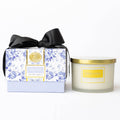 Crisp Linen 3-Wick Soy Wax Candle, Boxed