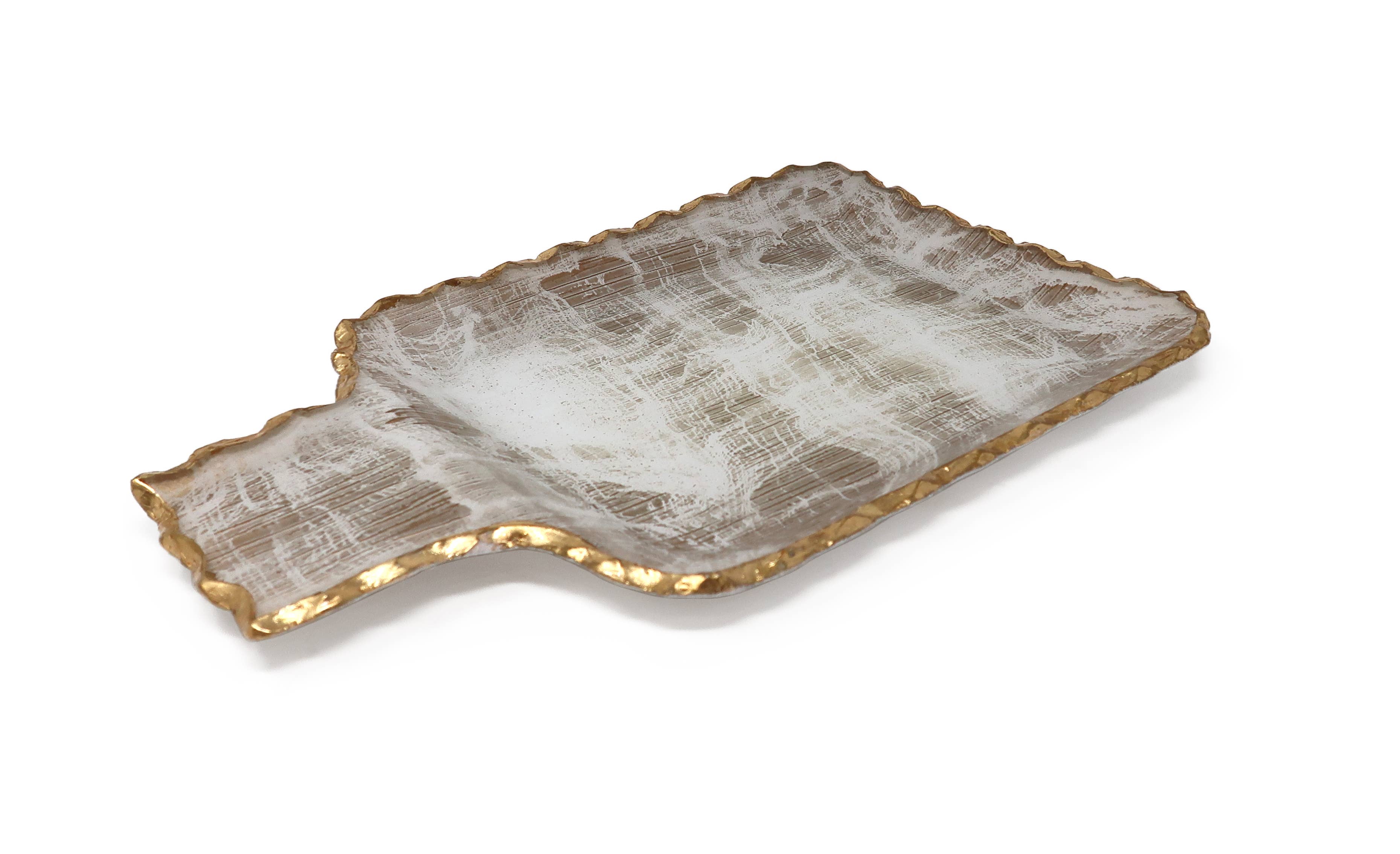 Gold Brushed Tray: Small