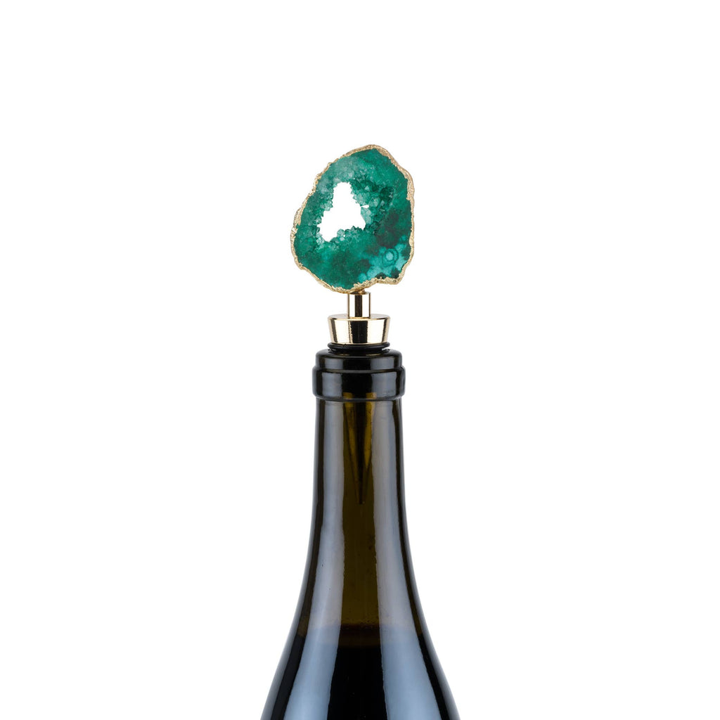 Gilded Geode Bottle Stopper