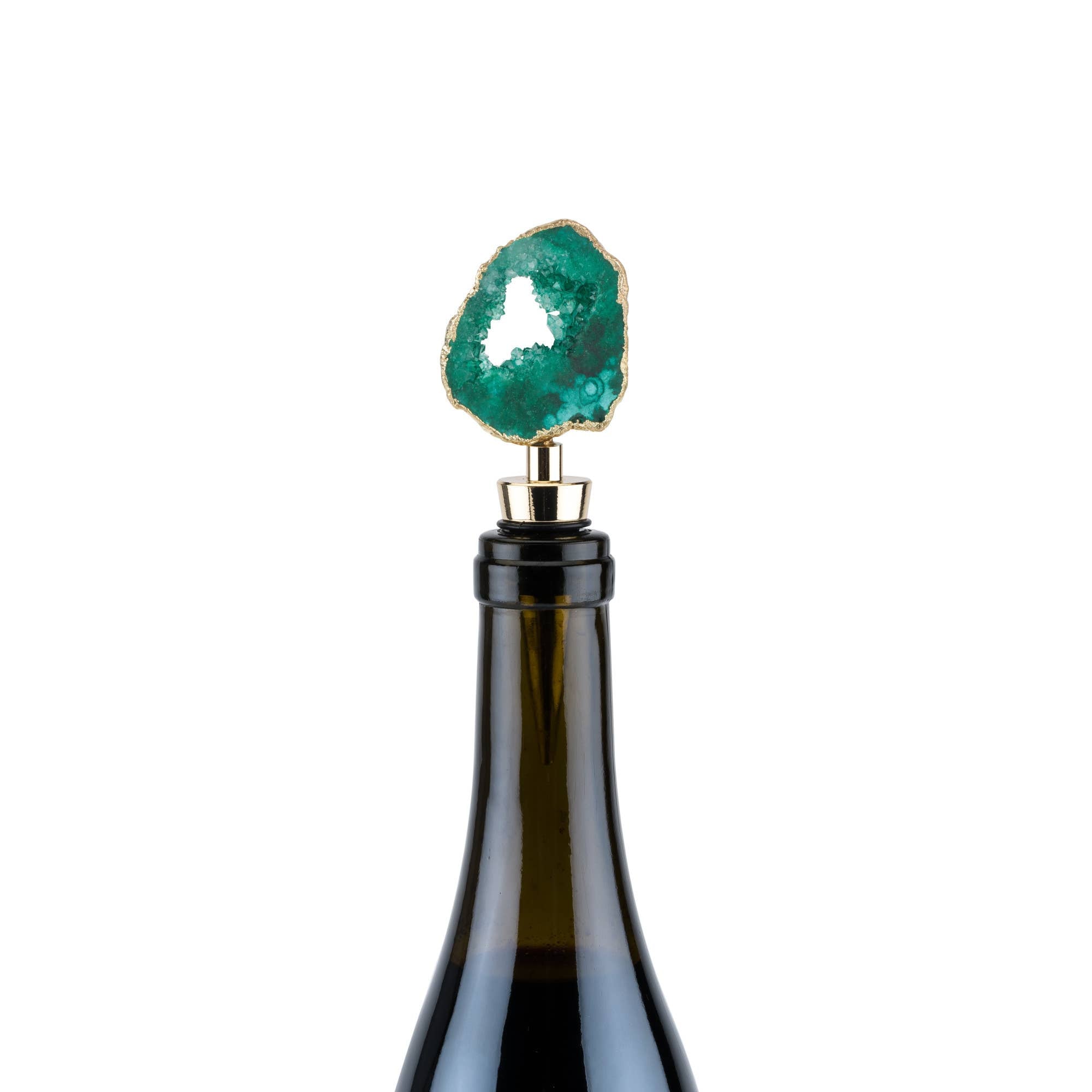 Gilded Geode Bottle Stopper