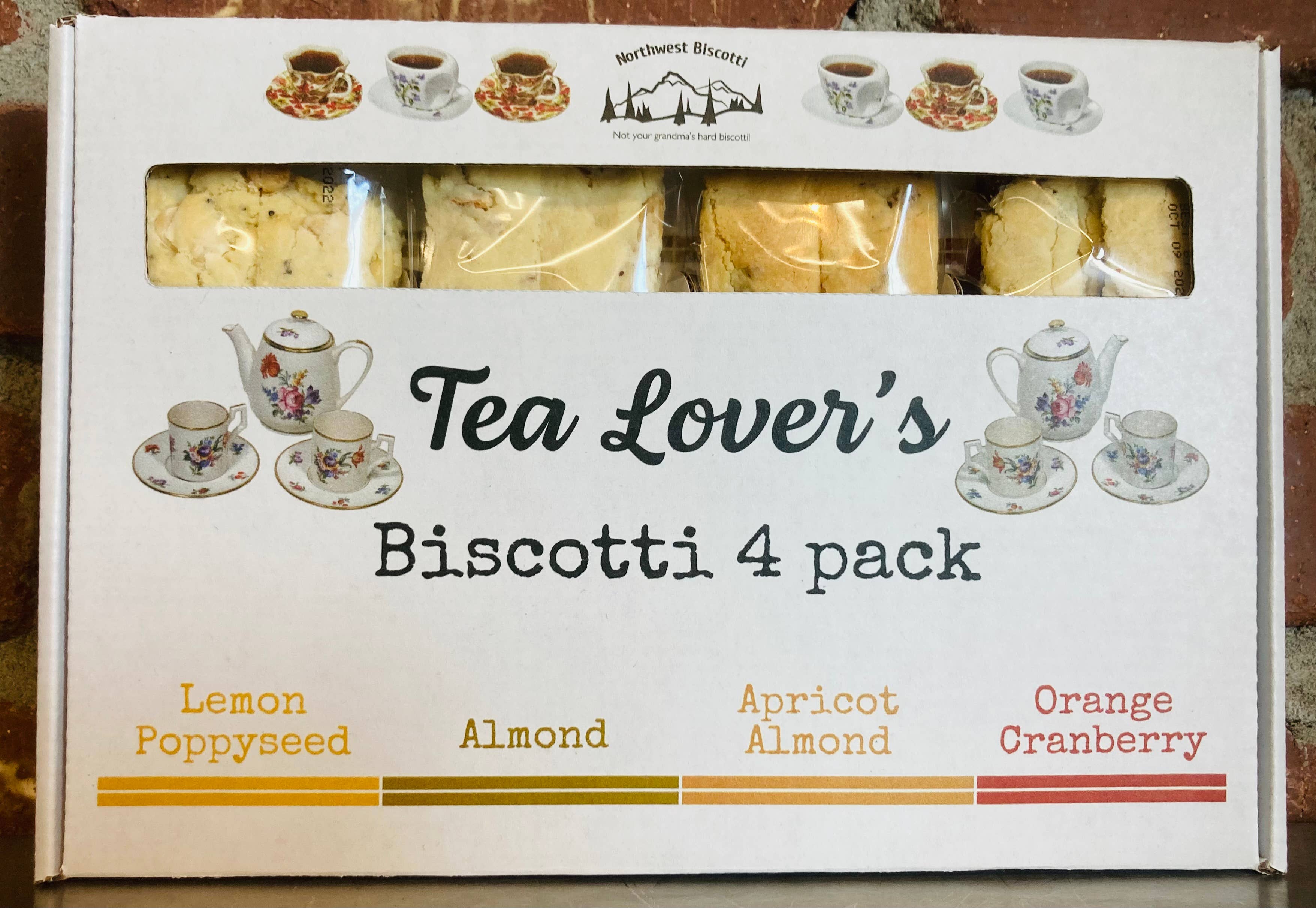 Biscotti Tea Lover's 4 pack
