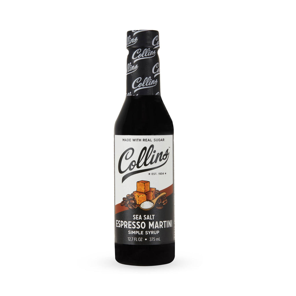 Real Sugar Sea Salt Espresso Martini Simple Syrup 12.7 oz