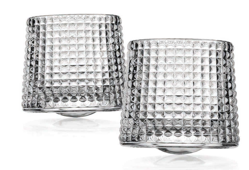 Set of Two Revolve Spinning Whiskey Glass