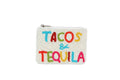 Ladies Tacos And Tequila Beaded Coin Purse