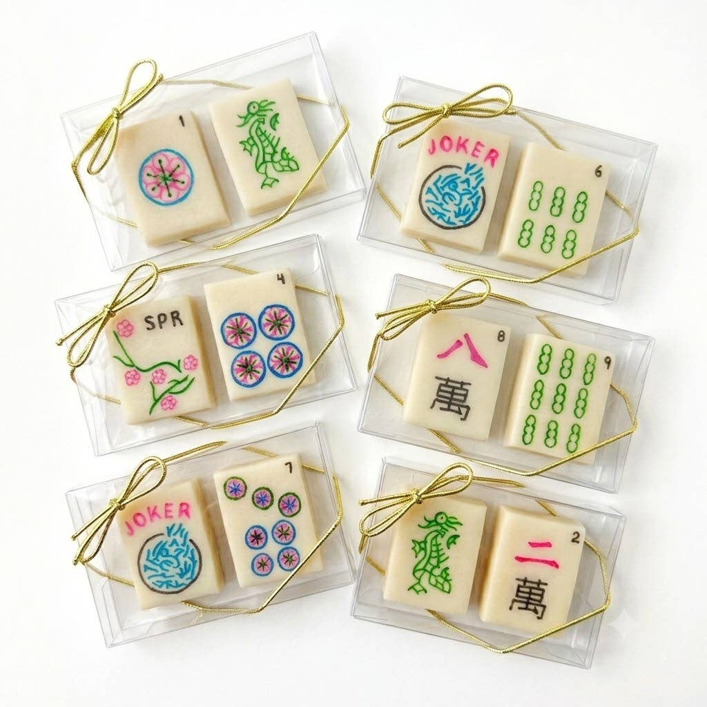 Marzipan Mahjong Tiles Duet Favor Box
