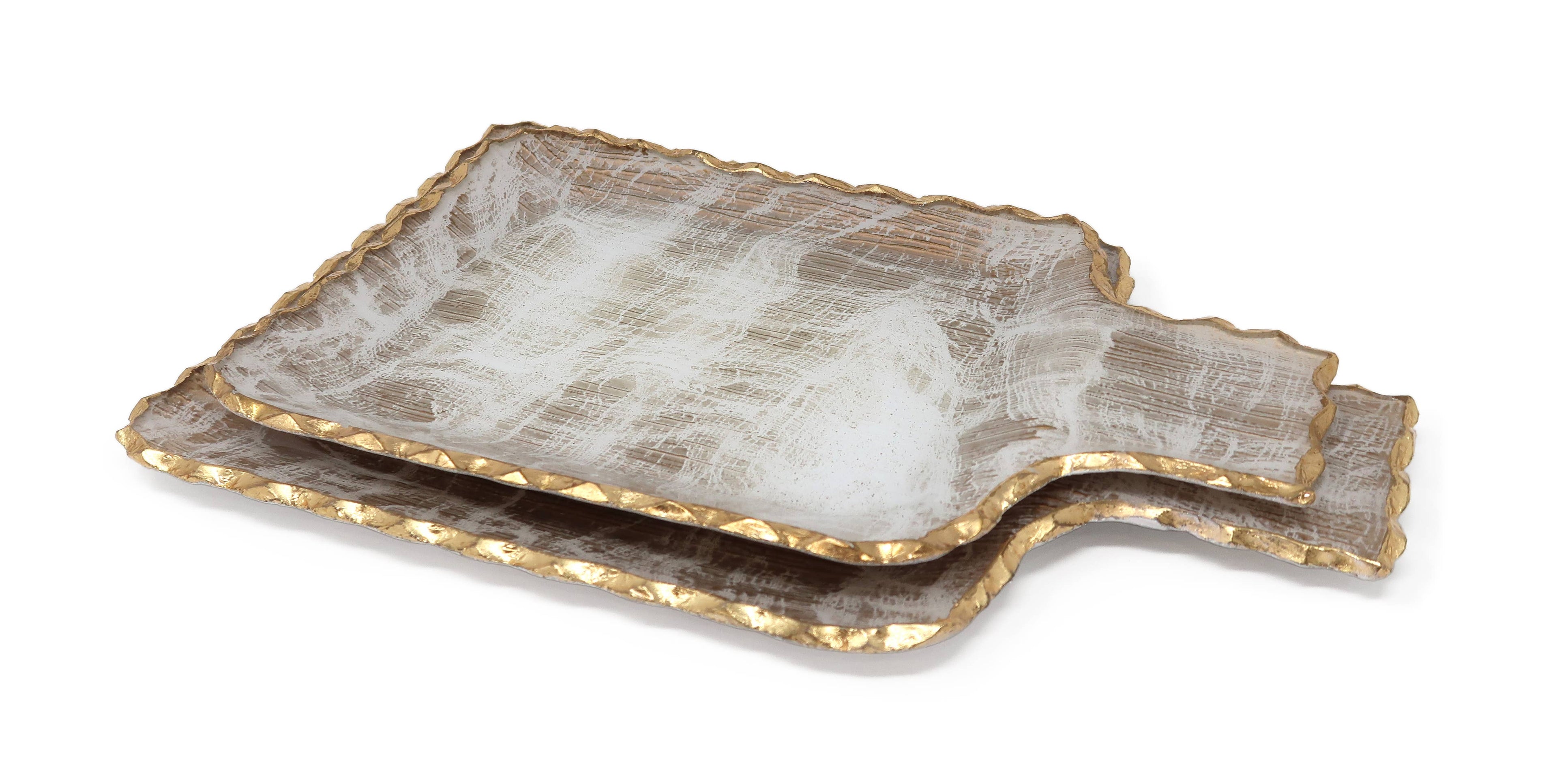 Gold Brushed Tray: Large