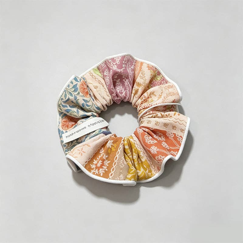 Patchwork Scrunchie: Multi Color / One Size