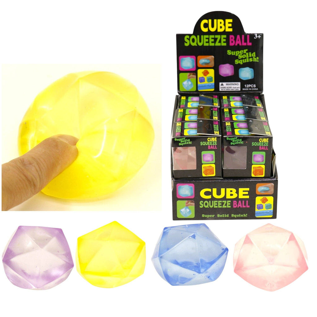 Diamond Fidget Filled Squishy Ball Toy