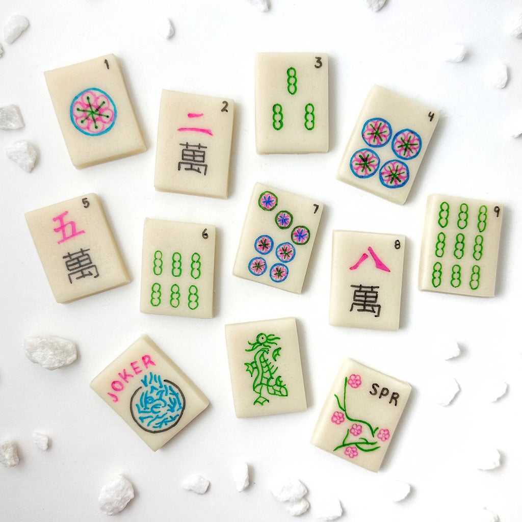 Marzipan Mahjong Tiles Duet Favor Box