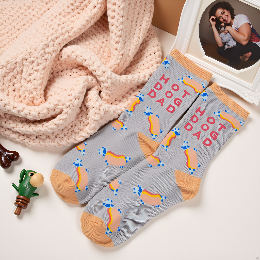 Hot Dog Dad Socks