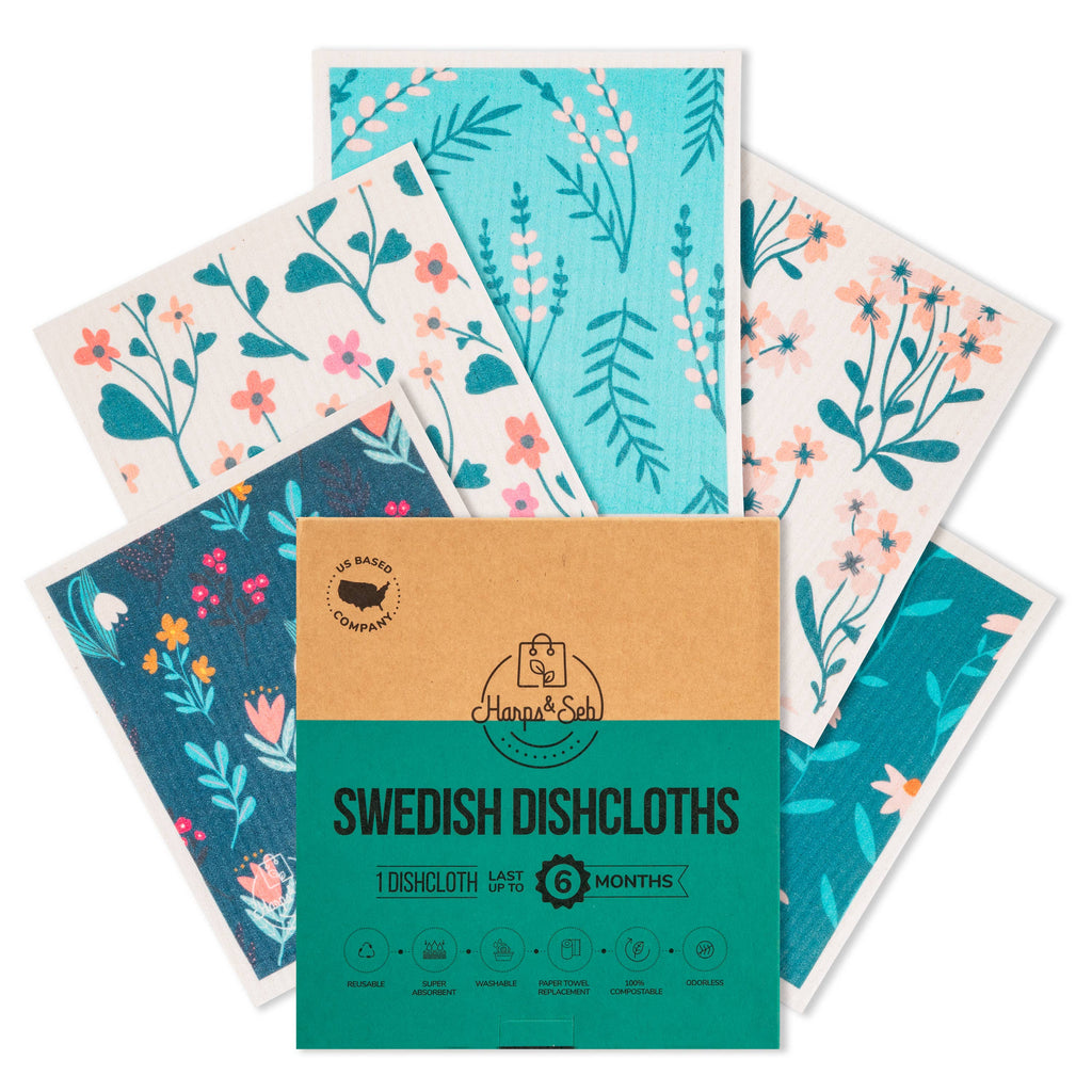 Willow Bloom Swedish Dishcloth
