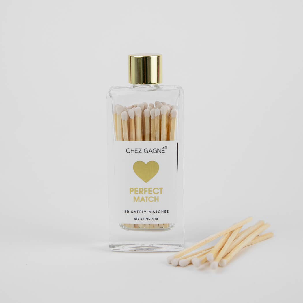 Perfect Match - Bottle Safety Matches, Bridal Gift, Wedding