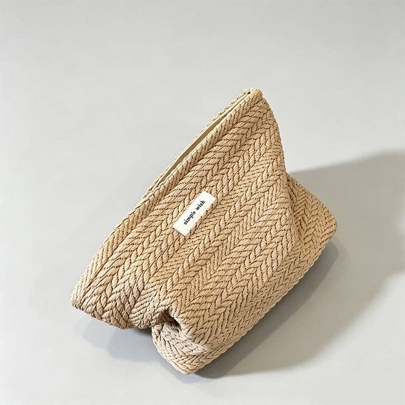 Canvas Pouch: Khaki / One Size