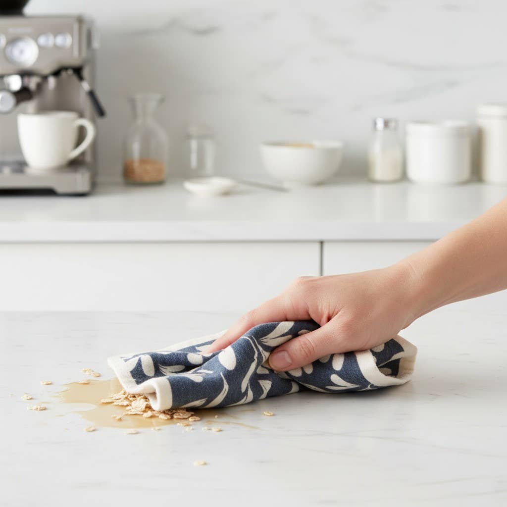 Coastal Calm Swedish Dishcloth