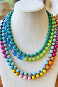 4-Layered Beaded Necklace