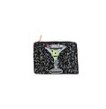 Martini Fully Beaded Themed Coin Purse
