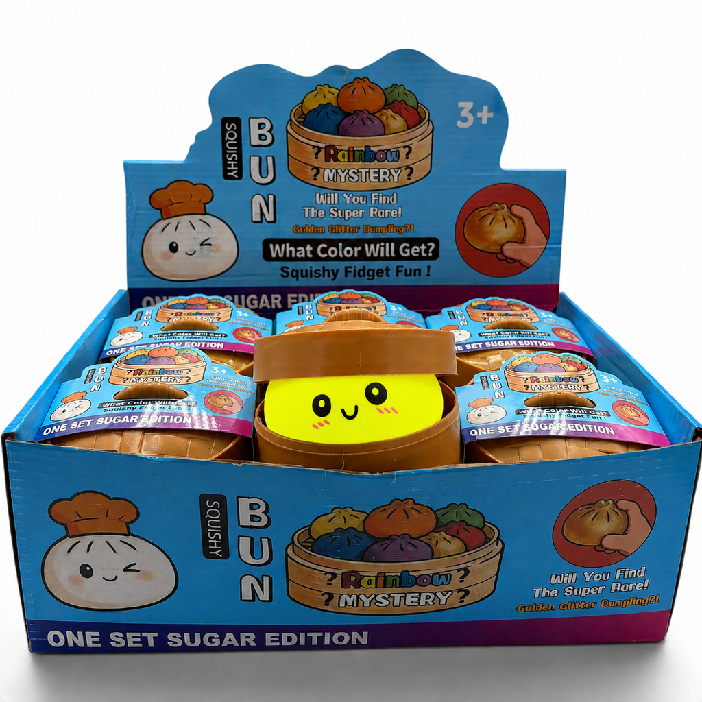 Mystery Neon Dumpling Squishy Fidget Toys