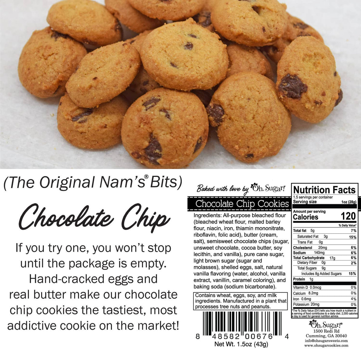 Halloween Cookie Bag - Chocolate Chip