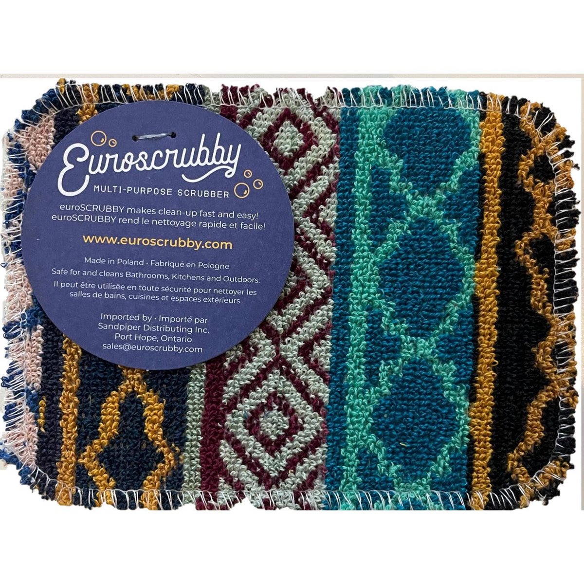 Euroscrubby Kitchen & Bath Scrubber, Medium Duty, 6"