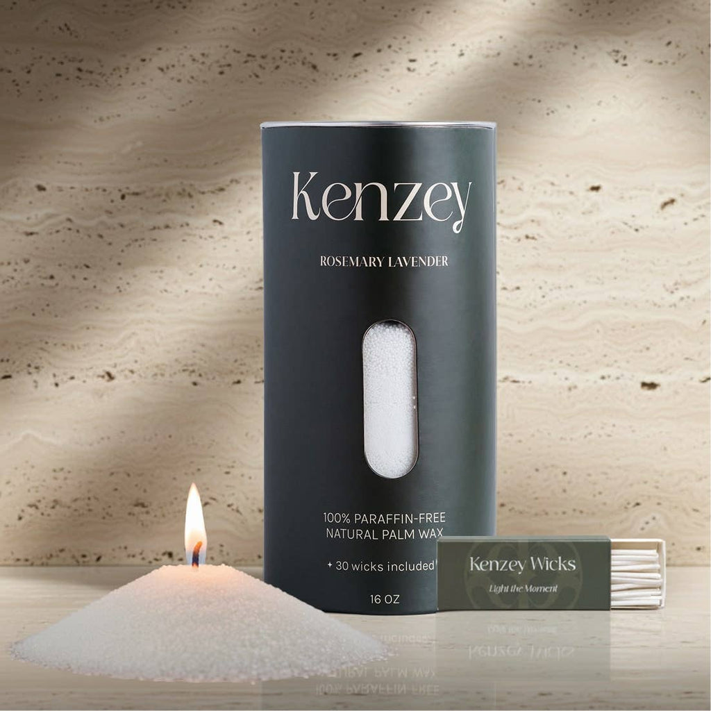 Mediterranean Sea Salt /Scented Wax Pearls: Black / 10 oz