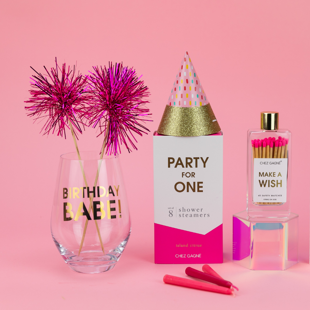 Make A Wish - Glass Bottle Safety Matches, Birthday Gift