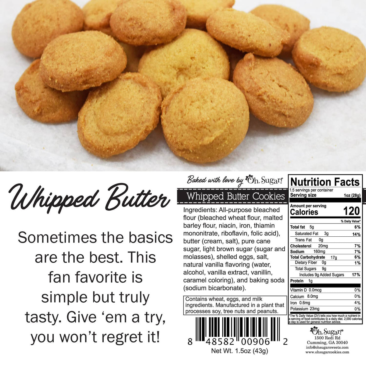 Halloween Cookie Bag - Whipped Butter