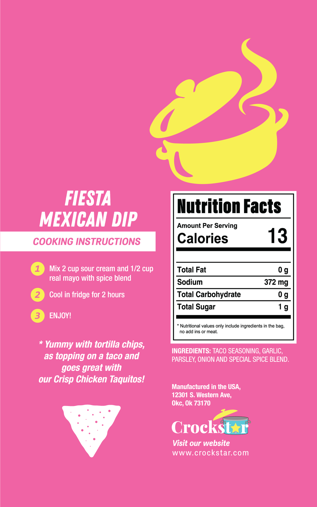 Fiesta Mexican Dip