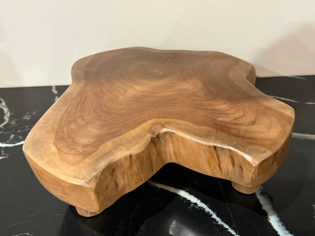 Irregular Wood Riser Stand