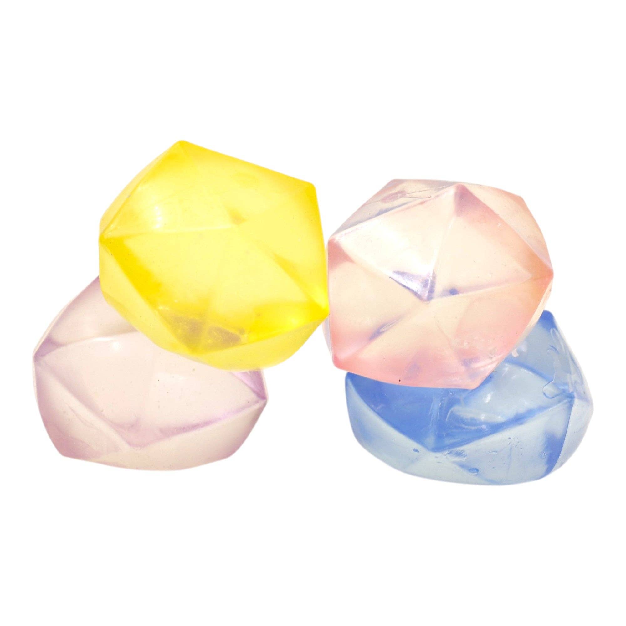 Diamond Fidget Filled Squishy Ball Toy