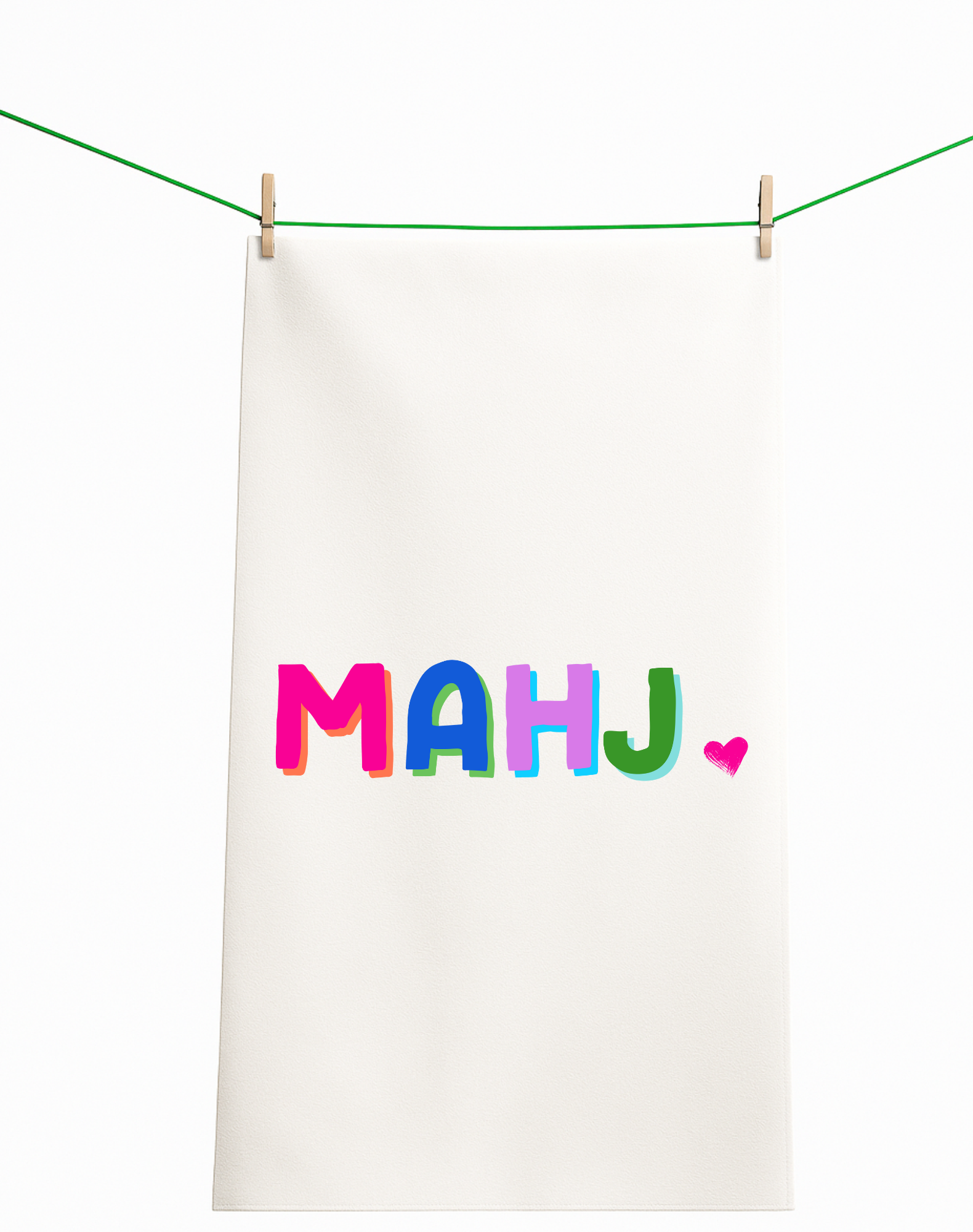 MAHJ Colorful Tea Towel