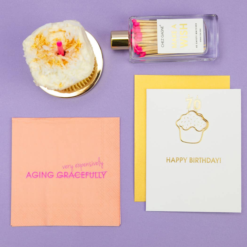 Make A Wish - Glass Bottle Safety Matches, Birthday Gift