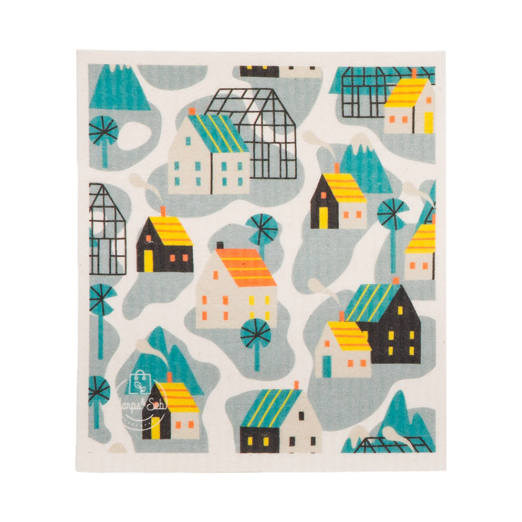 Home Sweet Home Swedish Dishcloth