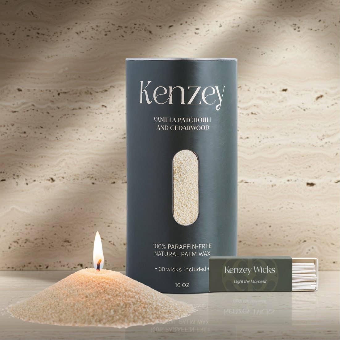 Rosemary Lavender /Scented Wax Pearls: Black/ 10 oz