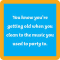Clean To Music Coaster