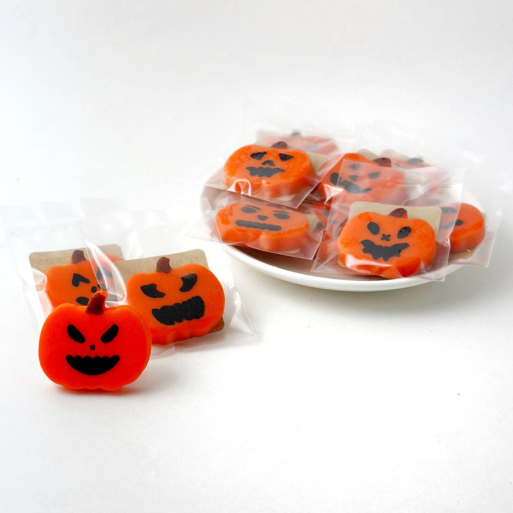 Gourmet Halloween Marzipan Jack-o'-Lantern Candy