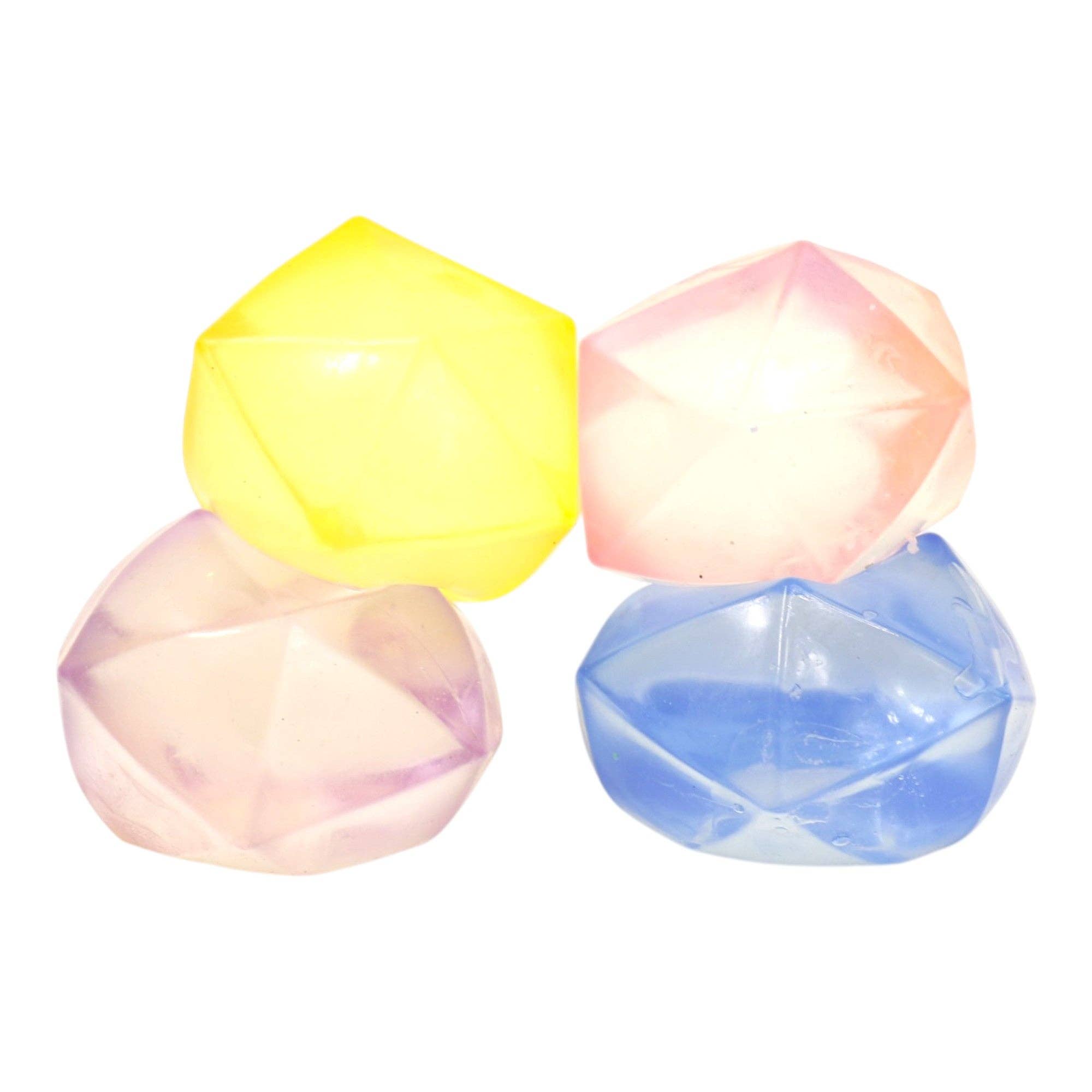 Diamond Fidget Filled Squishy Ball Toy