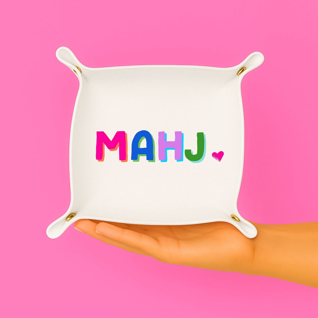 Mahjong "MAHJ" Gift Jewelry Tray