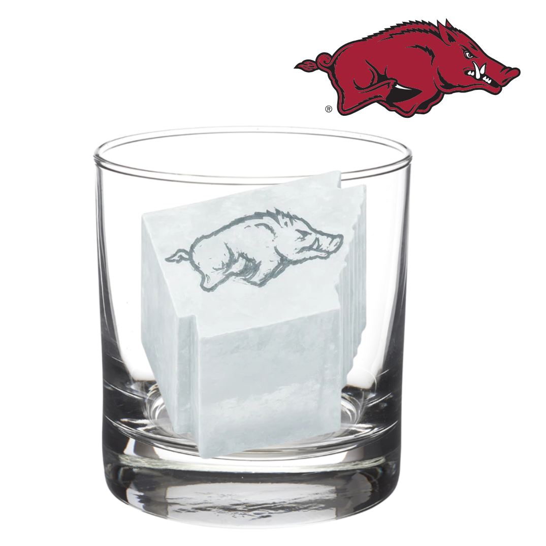 Large University of Arkansas Ice Molds
