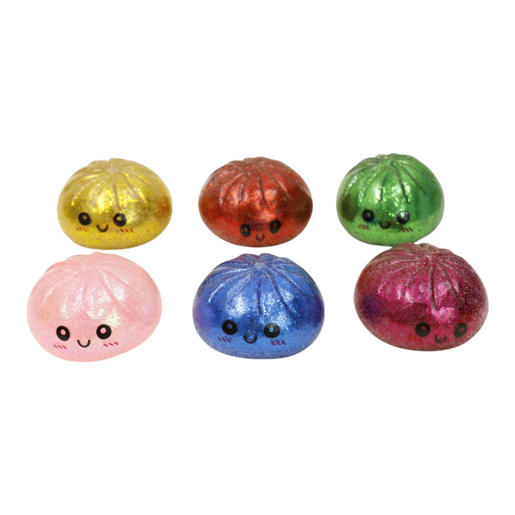 Glitter Squishy Dumpling Filled with Beads