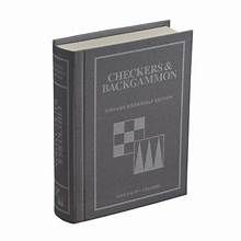 Checkers & Backgammon Vintage Bookshelf Classic Board Game