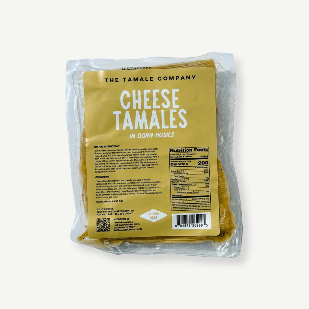 Cheese Tamales 1/2 dz