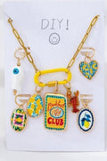 DIY Charm Necklaces - Breakfast Club - Yellow