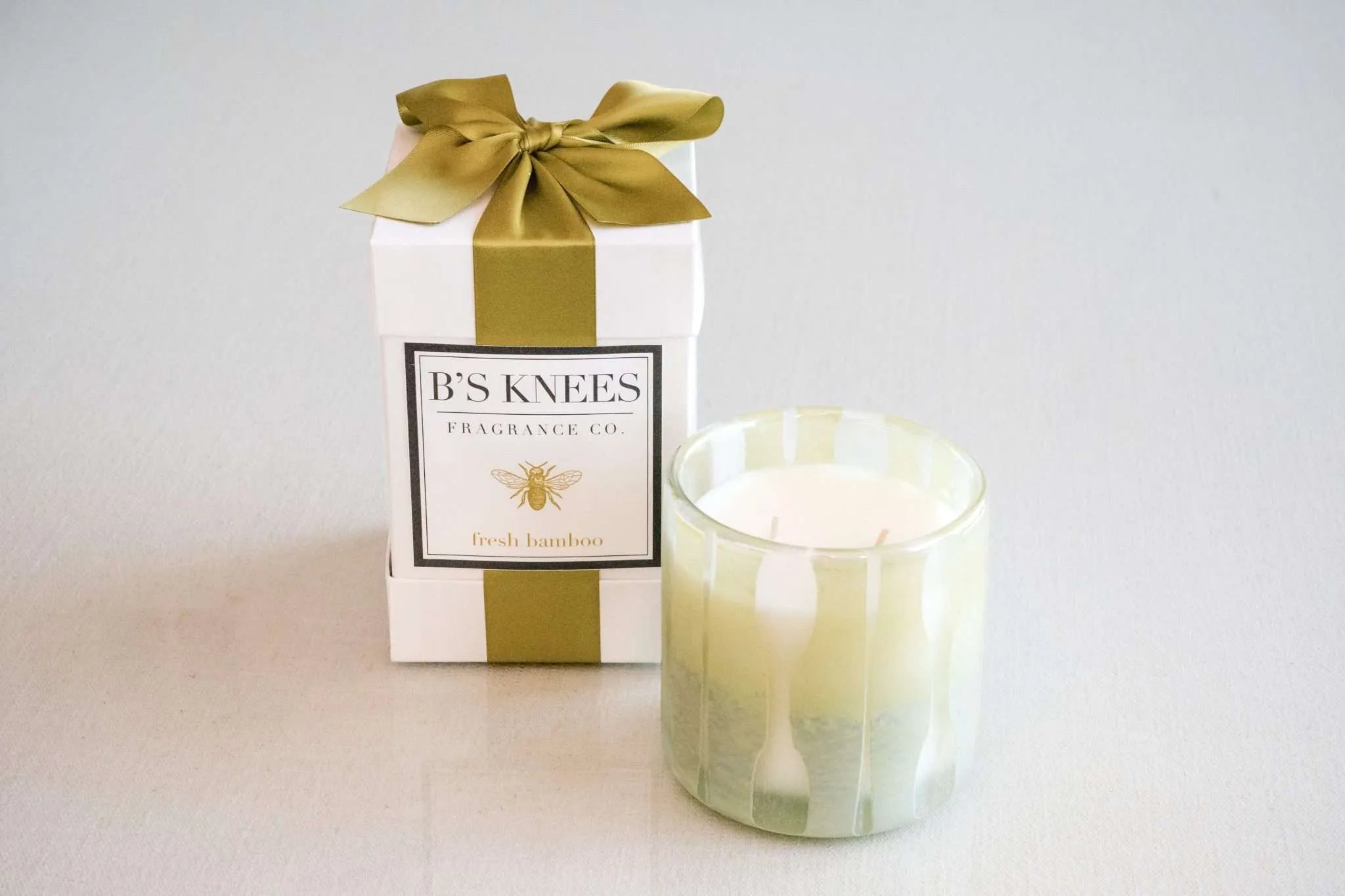 B's Knees-Fresh Bamboo- Green Ombre Vessel