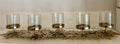 Gold 5 Candle Holder Centerpiece