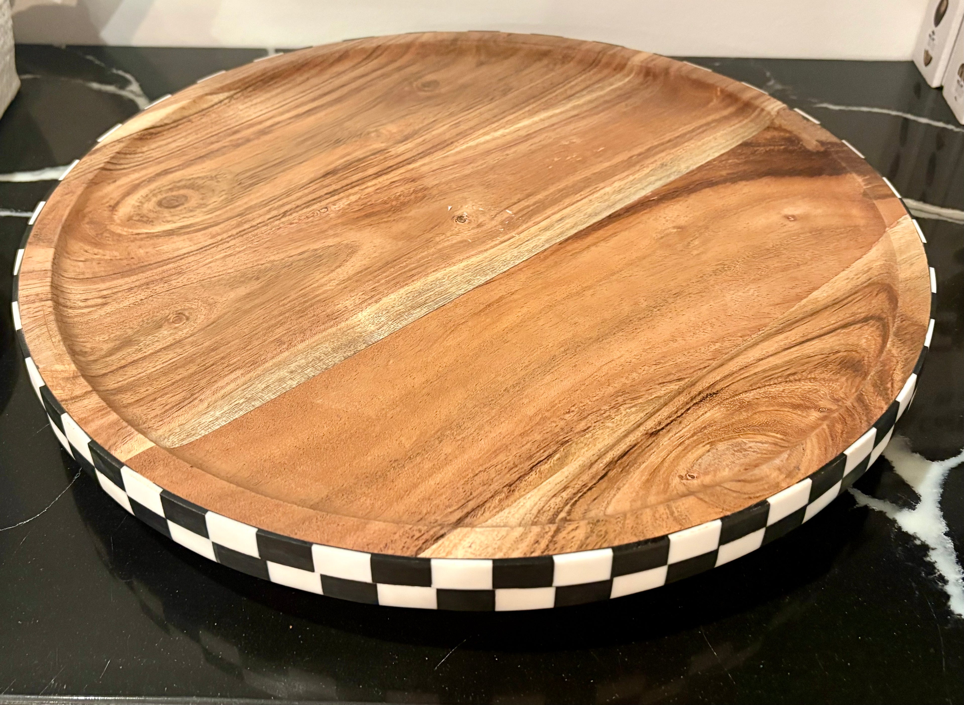 Round Lazy Susan Server