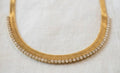 Snake Skin Zircon Chain Necklace