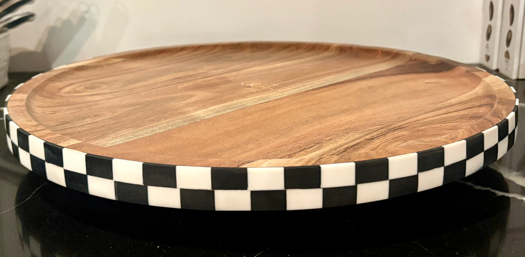Round Lazy Susan Server