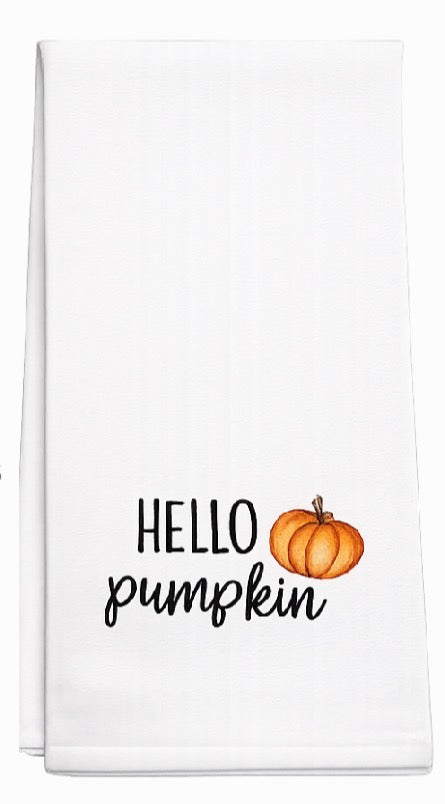 Hello Pumpkin Kitchen Towel