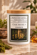 Oak Moss & Amber Candle