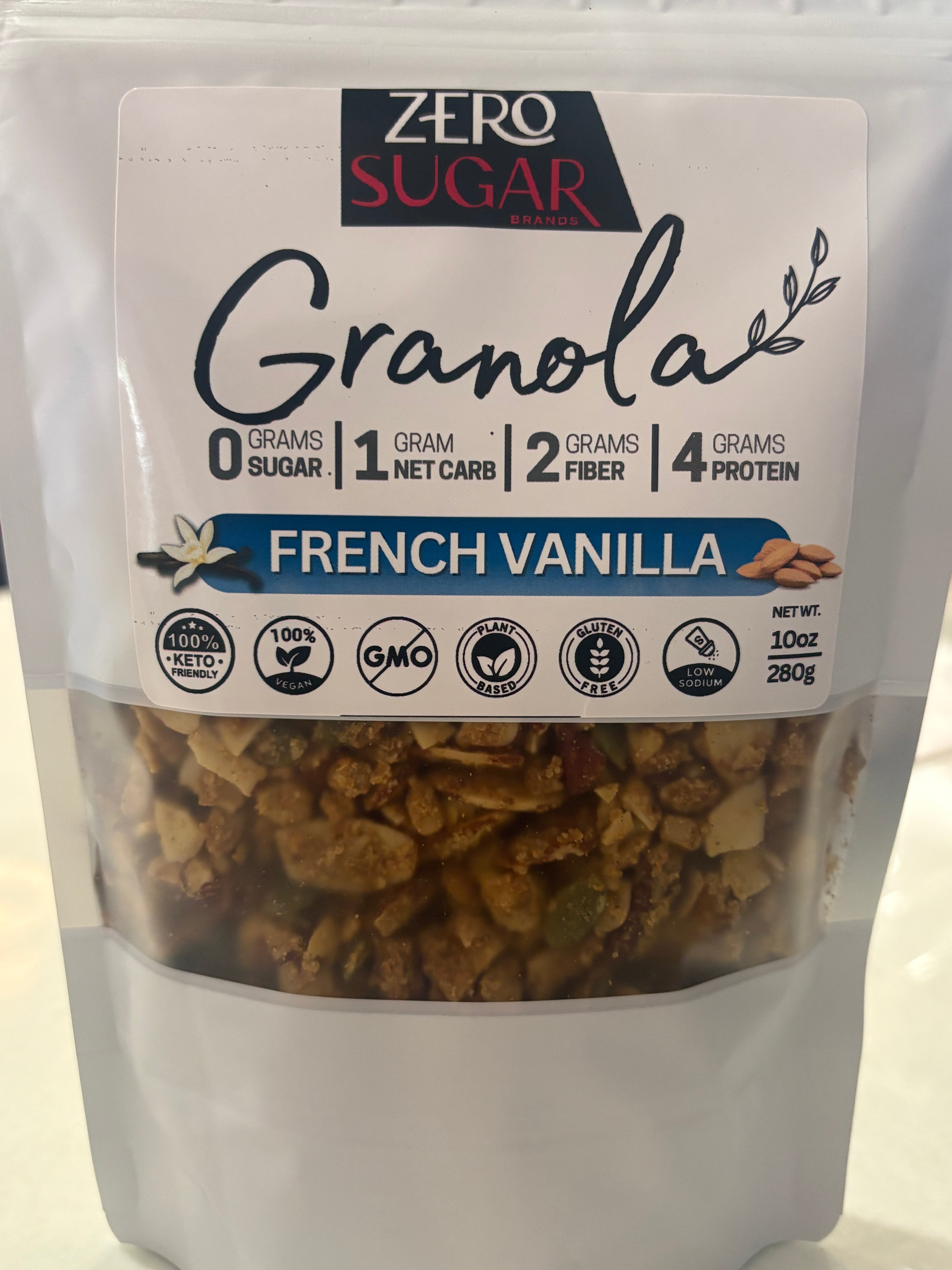 Zero Sugar Granola - French Vanilla
